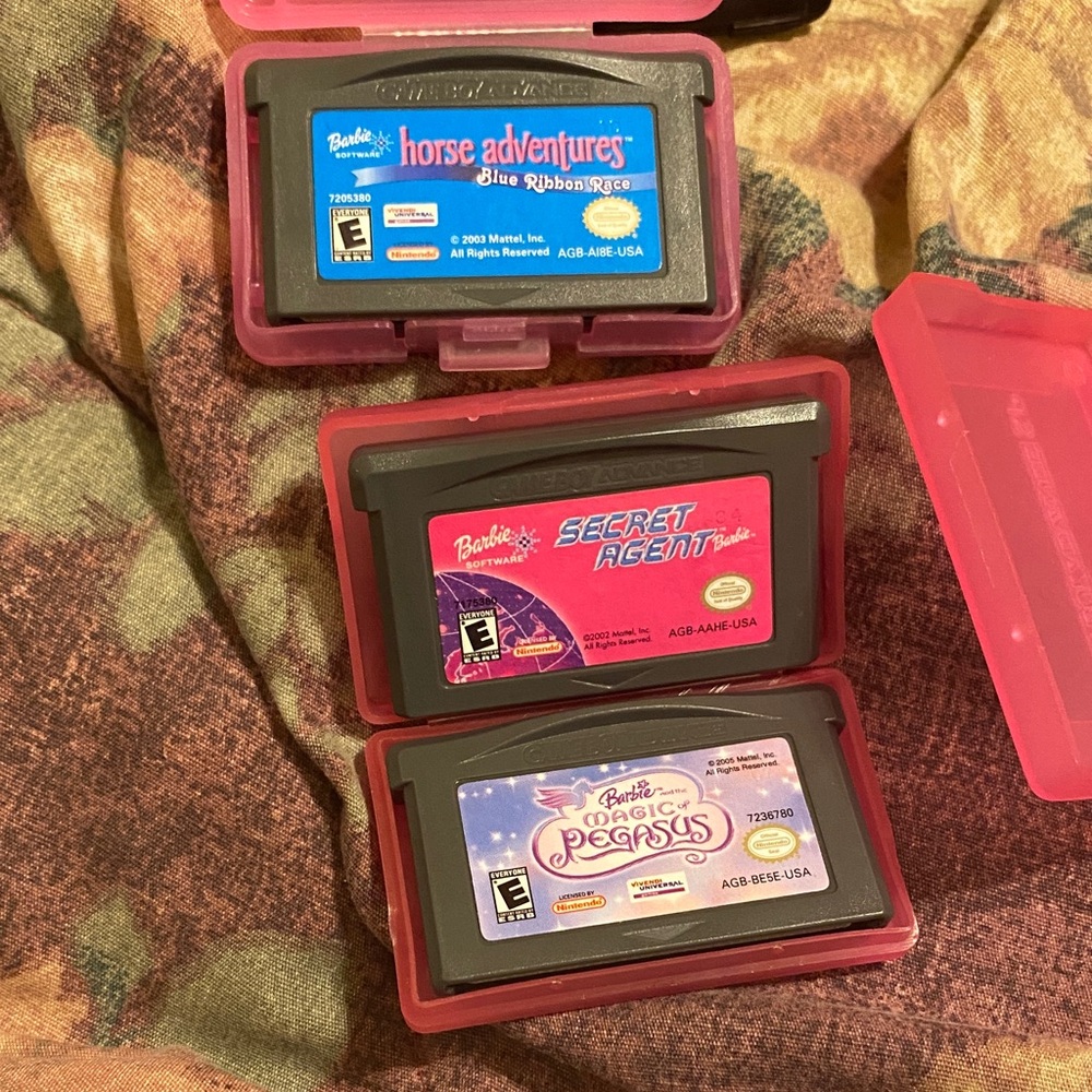Barbie Game Boy Advance Game Trio
